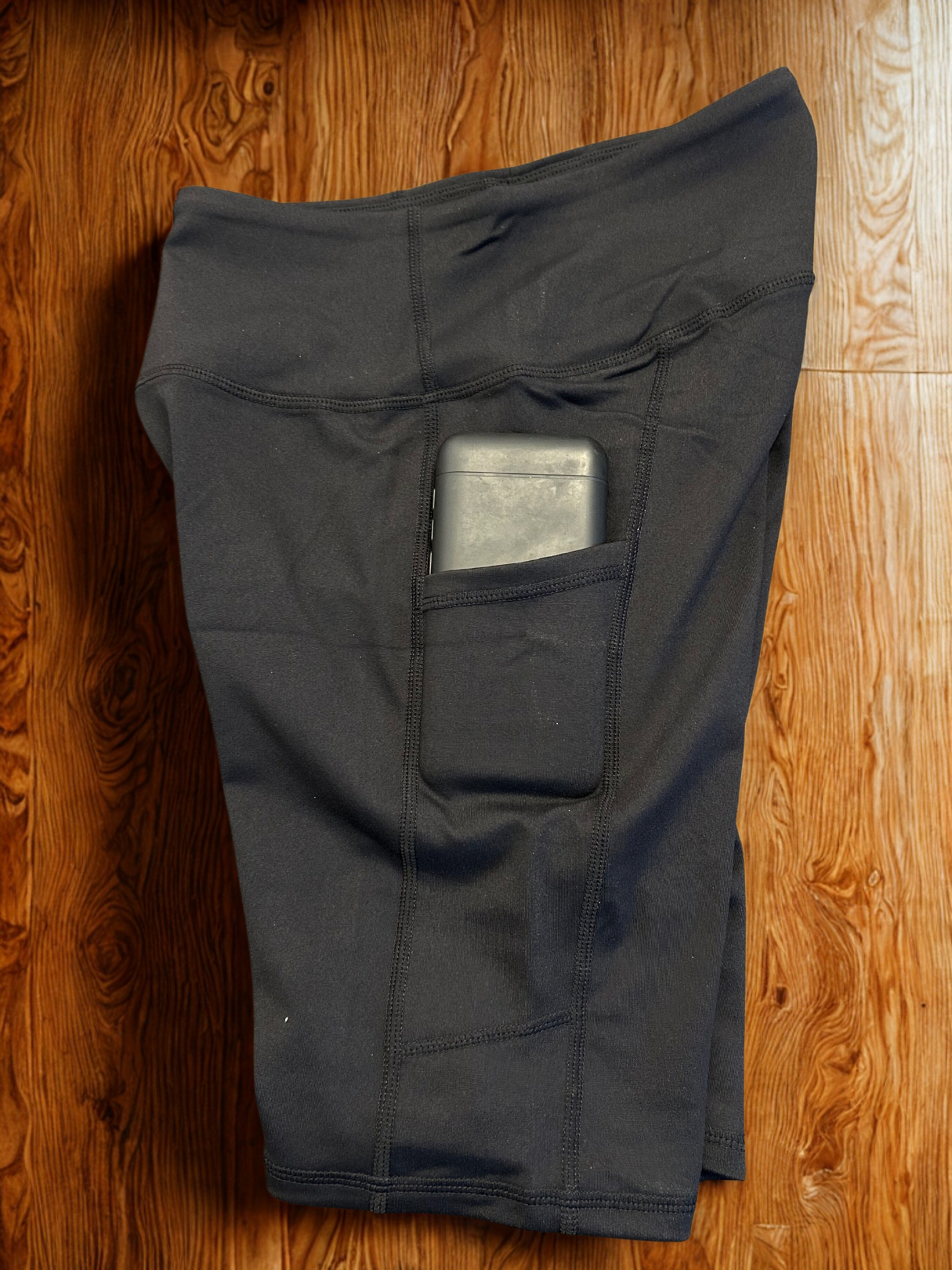 Black Drip Biker Shorts