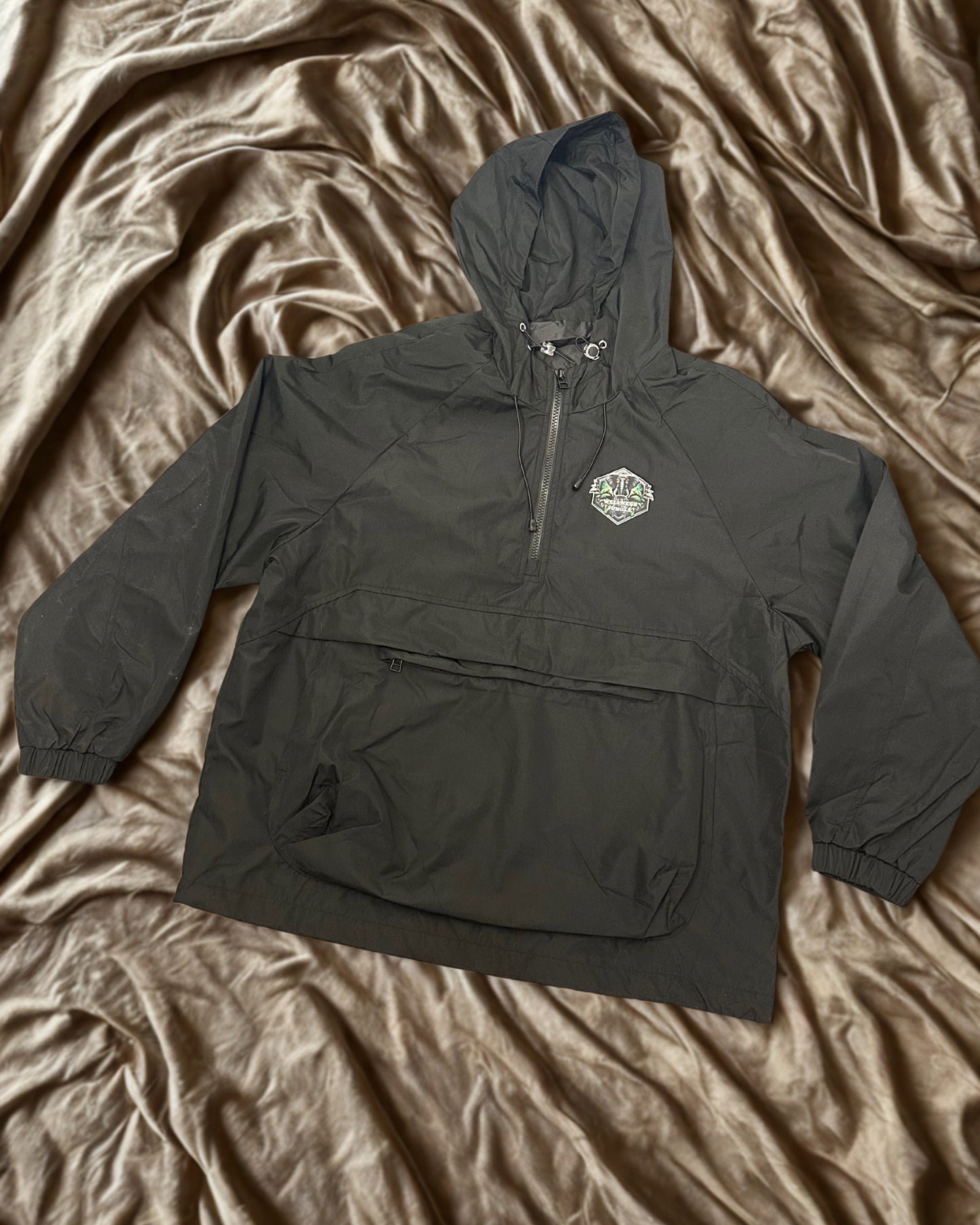 Hooded Pullover Windbreaker