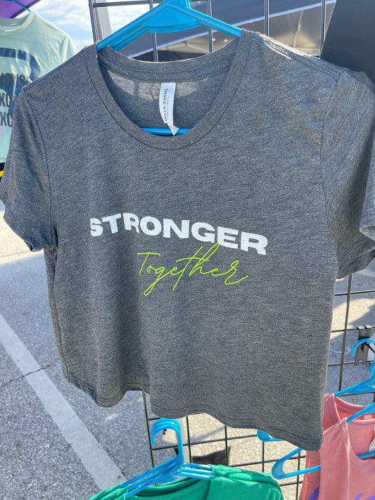 Stronger Together Crop Tee