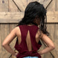 Ladies Slit Back Drip Tank