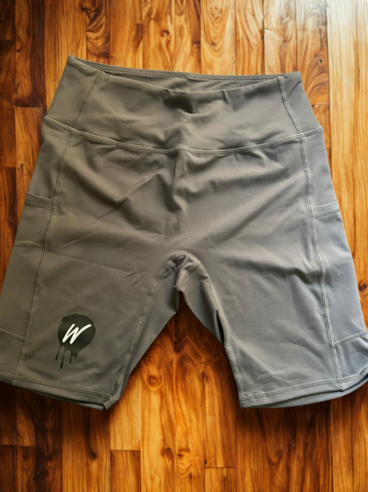 Ladies workour biker shorts, yoga shorts